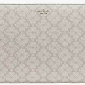 NWT Kate Spade - Spade Flower Coated Canvas Universal Laptop Sleeve